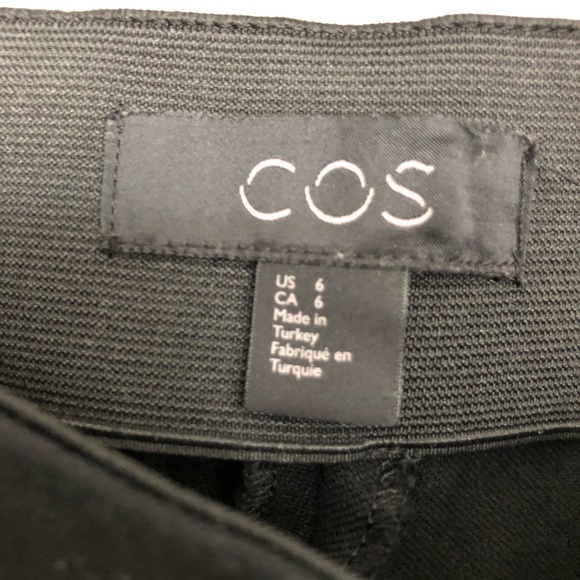 COS Skinny mid high rise Black Size 6 - Picture 2 of 2